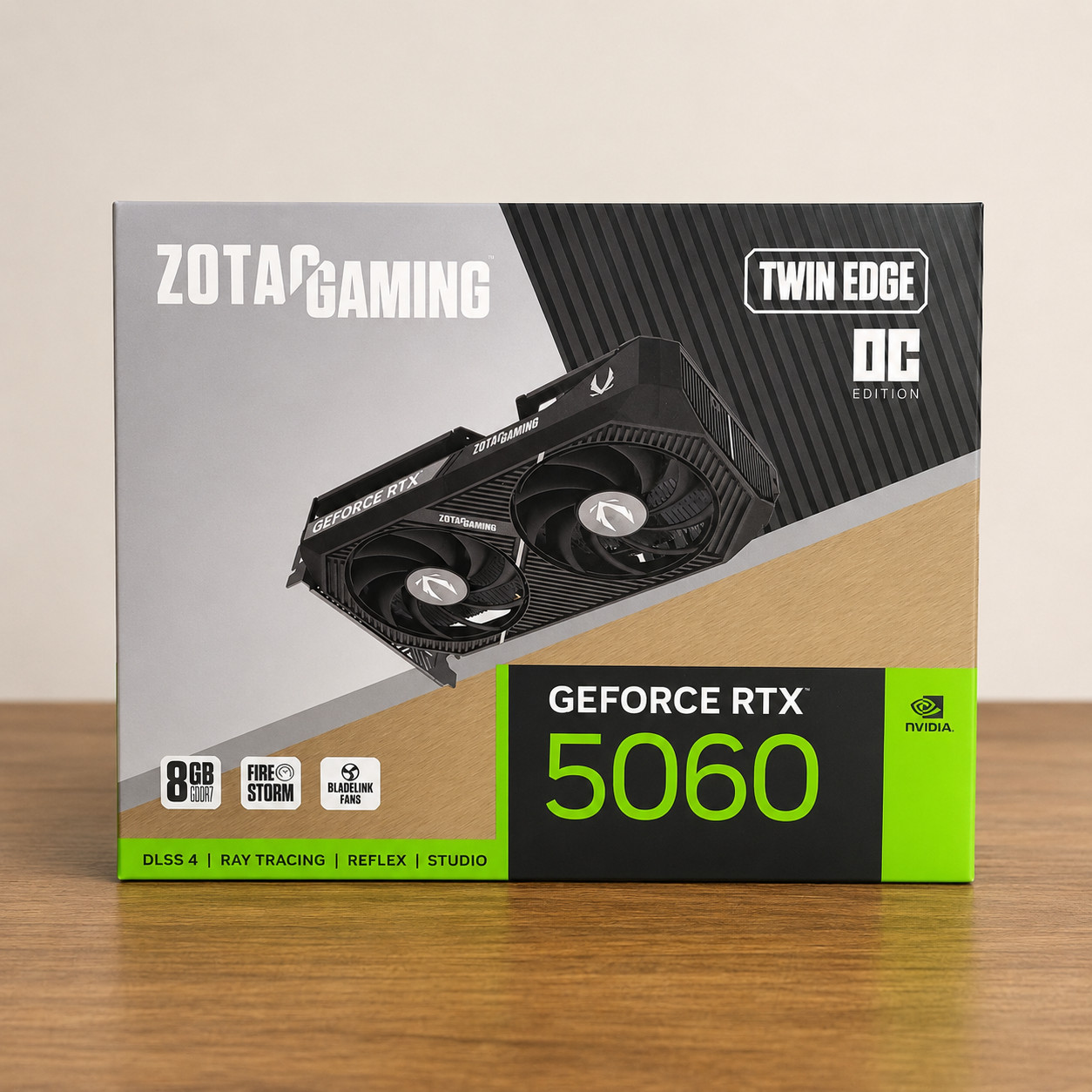 Zotac GeForce RTX 5060 8GB GDDR7 Twin Edge OC Graphics Card ZT-B50600H-10M