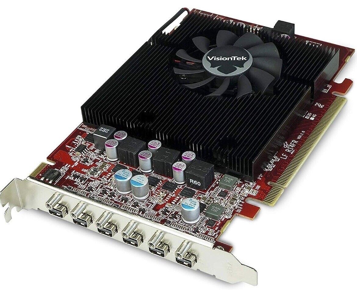 VisionTek Radeon HD 7750  2GB Eye 6 -Multi Monitor 3D Graphics