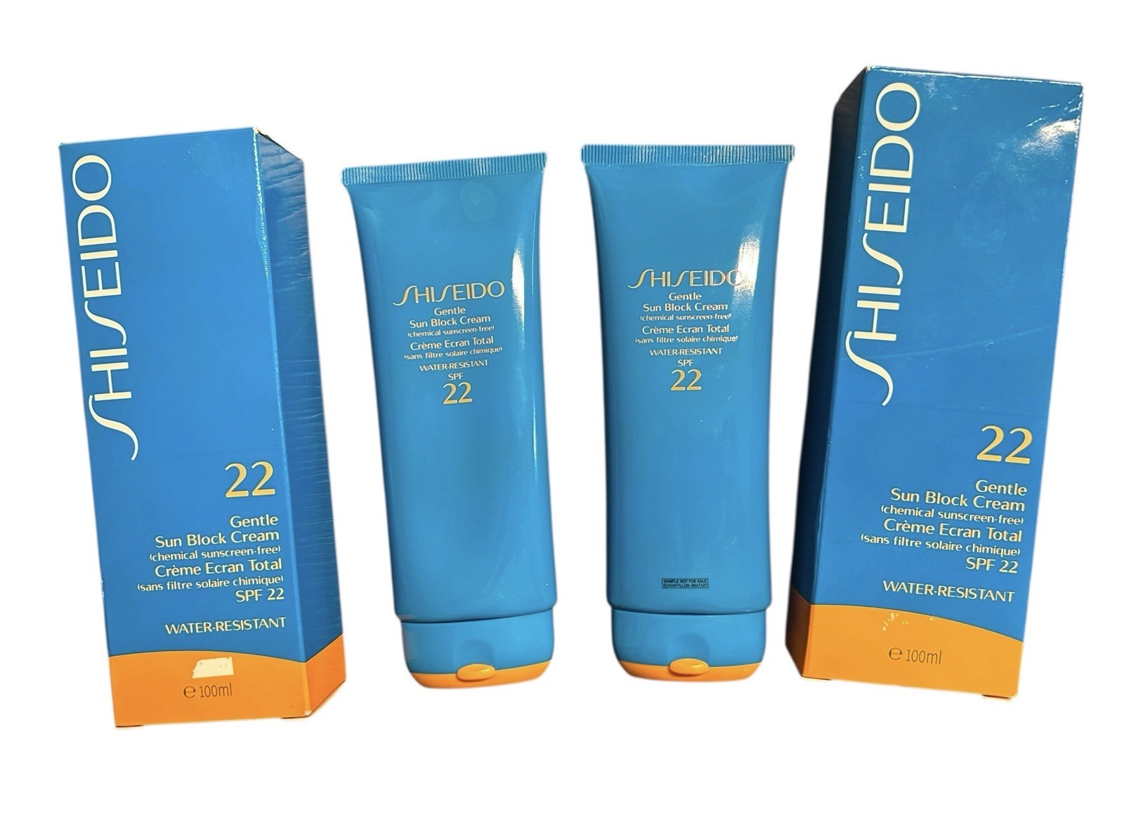 2 Shiseido Sunscreen SPF 22 Sunblock Cream