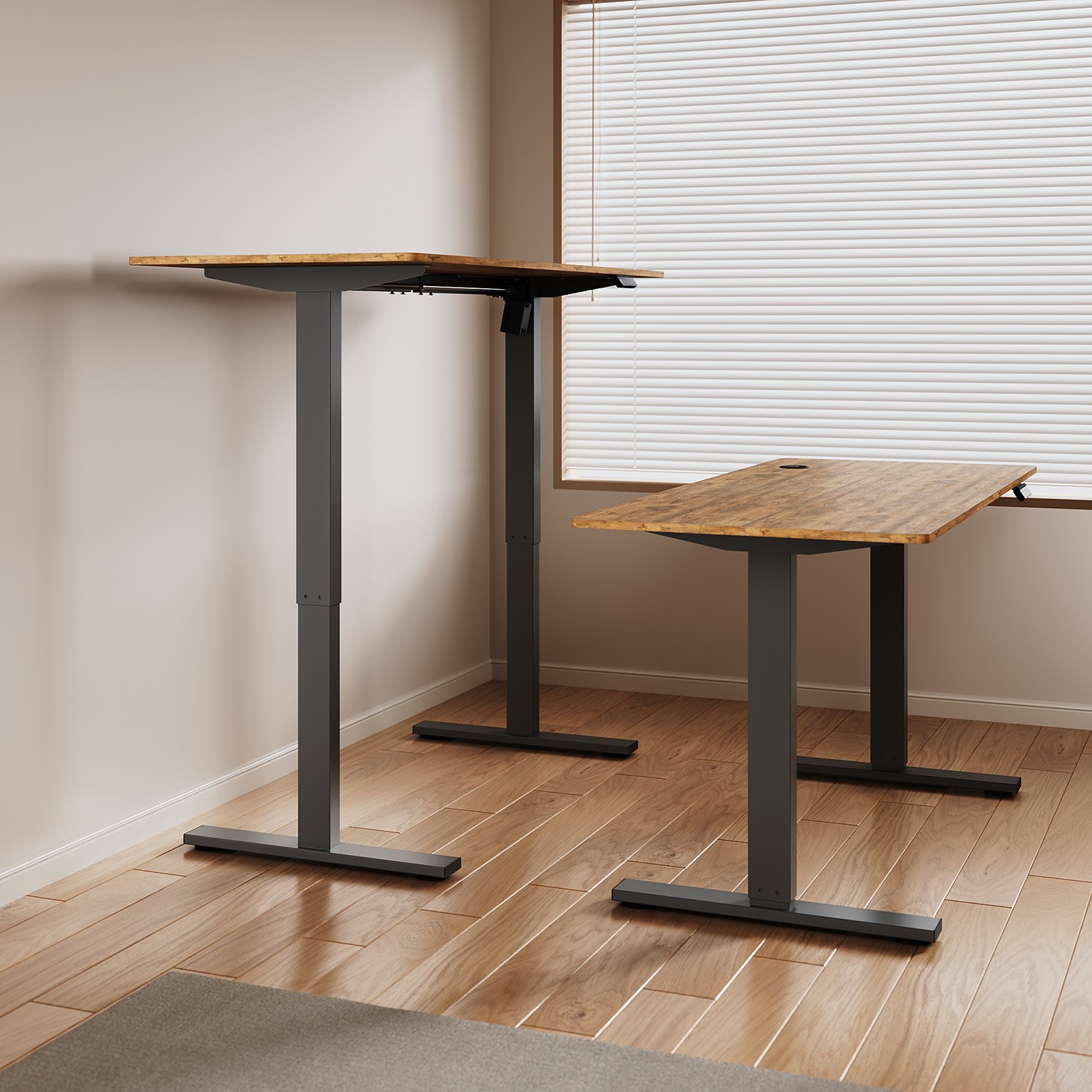 100-160cm Electric Standing Desk Adjustable Sit Stand Office Computer Desk