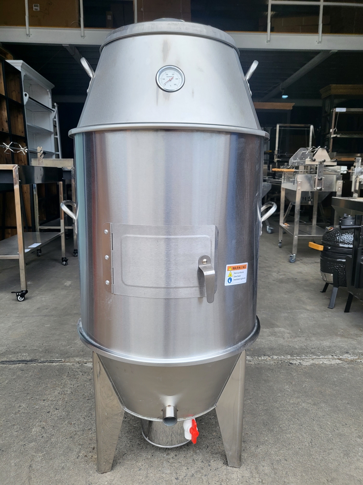 NEW STAINLESS STEEL CHARCOAL BBQ ROAST OVEN SMOKER - ROAST DUCK BBQ PORK OVEN
