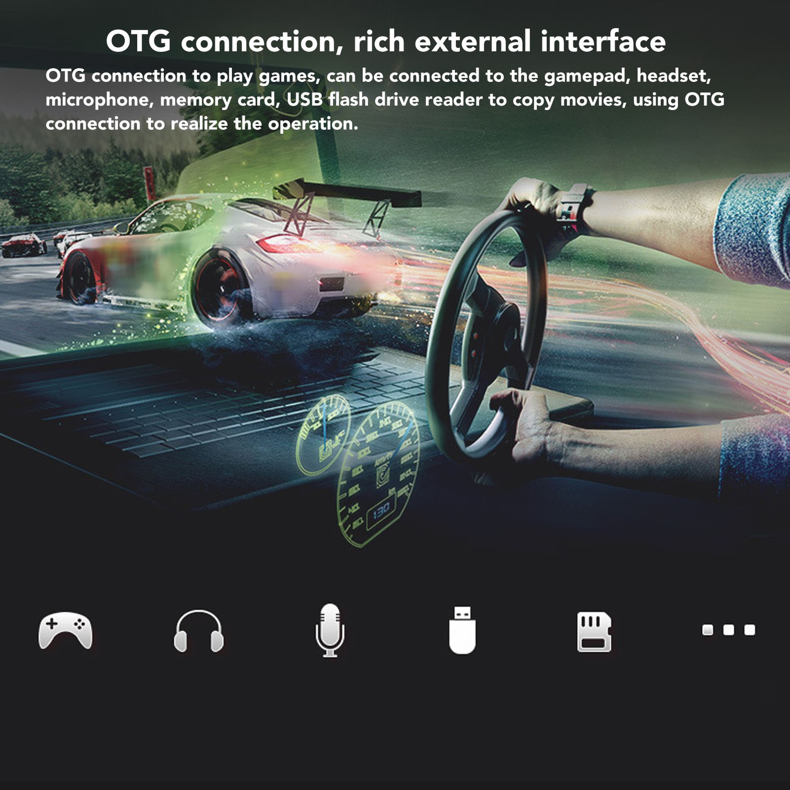 VR Headset 2.4G 5G WiFi BT Support OTG Connection HD 2560x1440 Ergonomic Com HOT