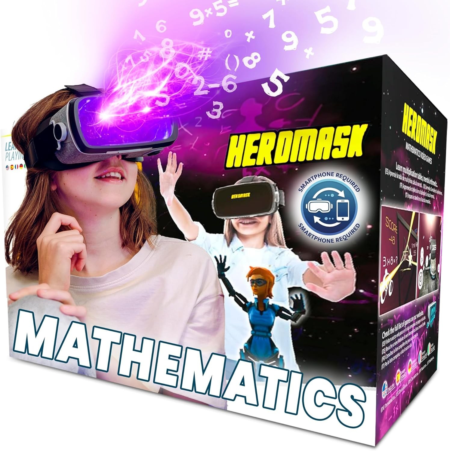 VR Headset for Kids 5-12 · Maths Games in Virtual Reality | Times tables & menta