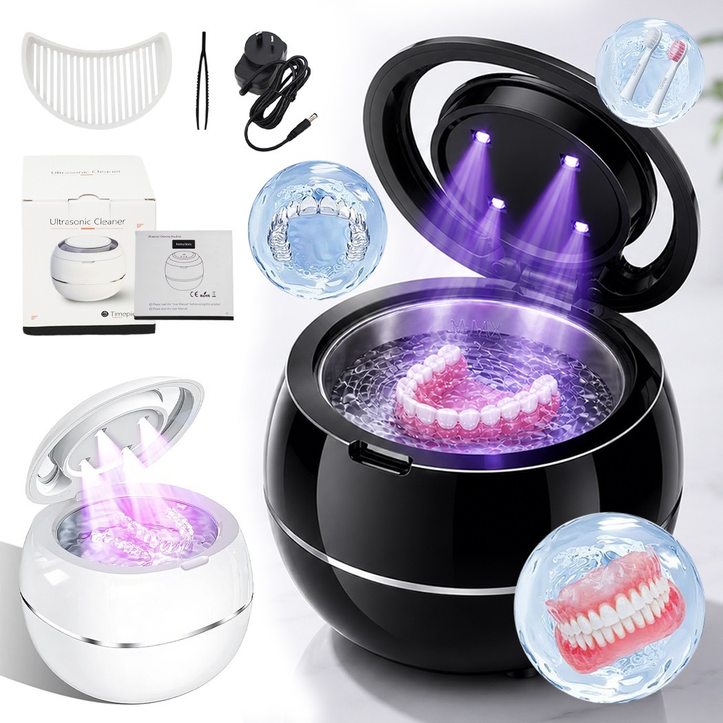 Ultrasonic Cleaner Retainer Invisalign UV-Dental Aligner Ultrasonic Cleaner