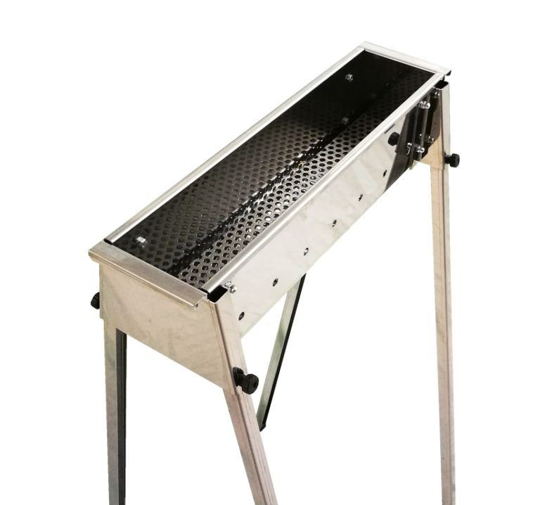 Charcoal Skewer Grill 50cm Long Portable BBQ