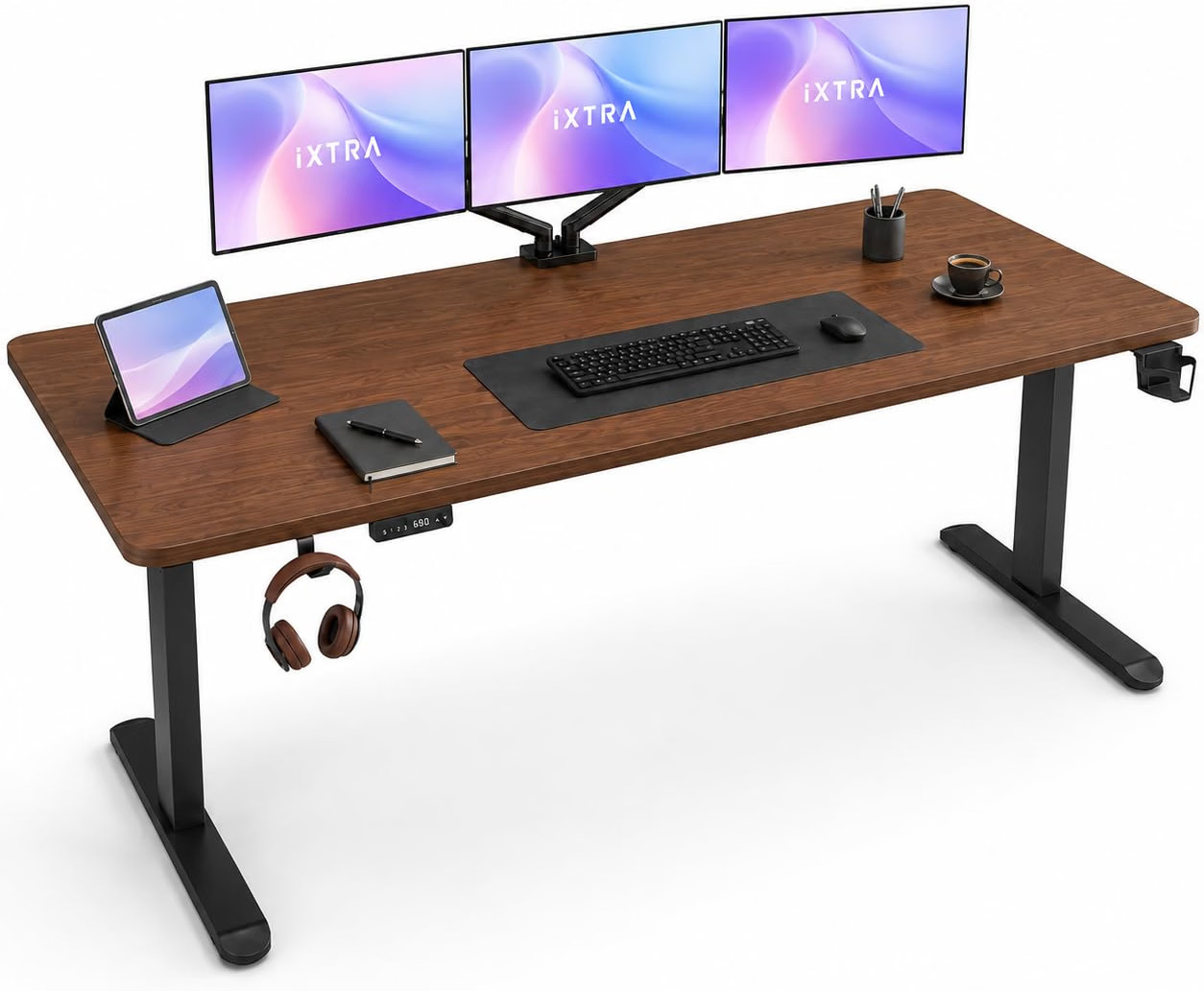 Electric Standing Desk 180 x 60cm Sit Stand up Desk Height Adjustable Computer D
