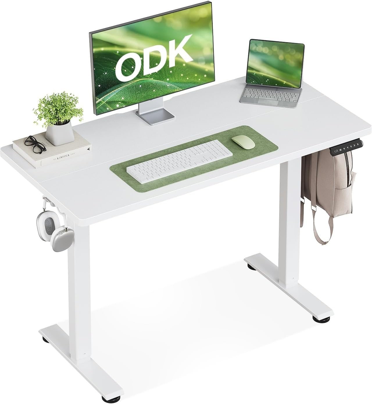 Standing Desk, Large Height Adjustable Electric Stand up Desk, Electric Standing