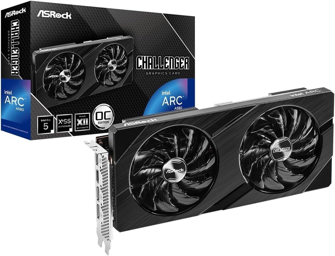  Intel Arc A580 Challenger 8GB OC 16 Go GDDR6